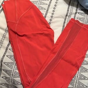 Lululemon Vibrant coral Leggings